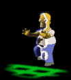 Homer bailando